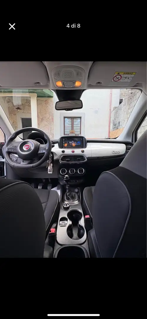 Fiat 500X 500X 1.3 mjt Lounge 4x2 95cv Bianco - 2