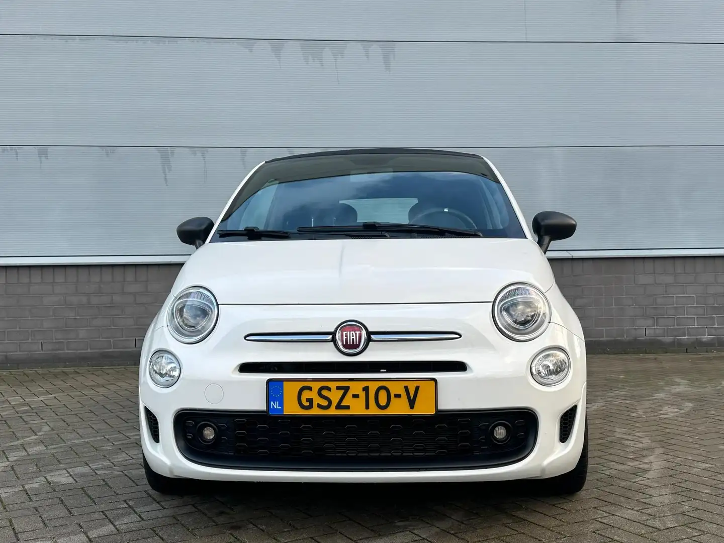 Fiat 500C 1.0 70pk Hybrid Sport | Cabrio | Sportstuur | Half Weiß - 2