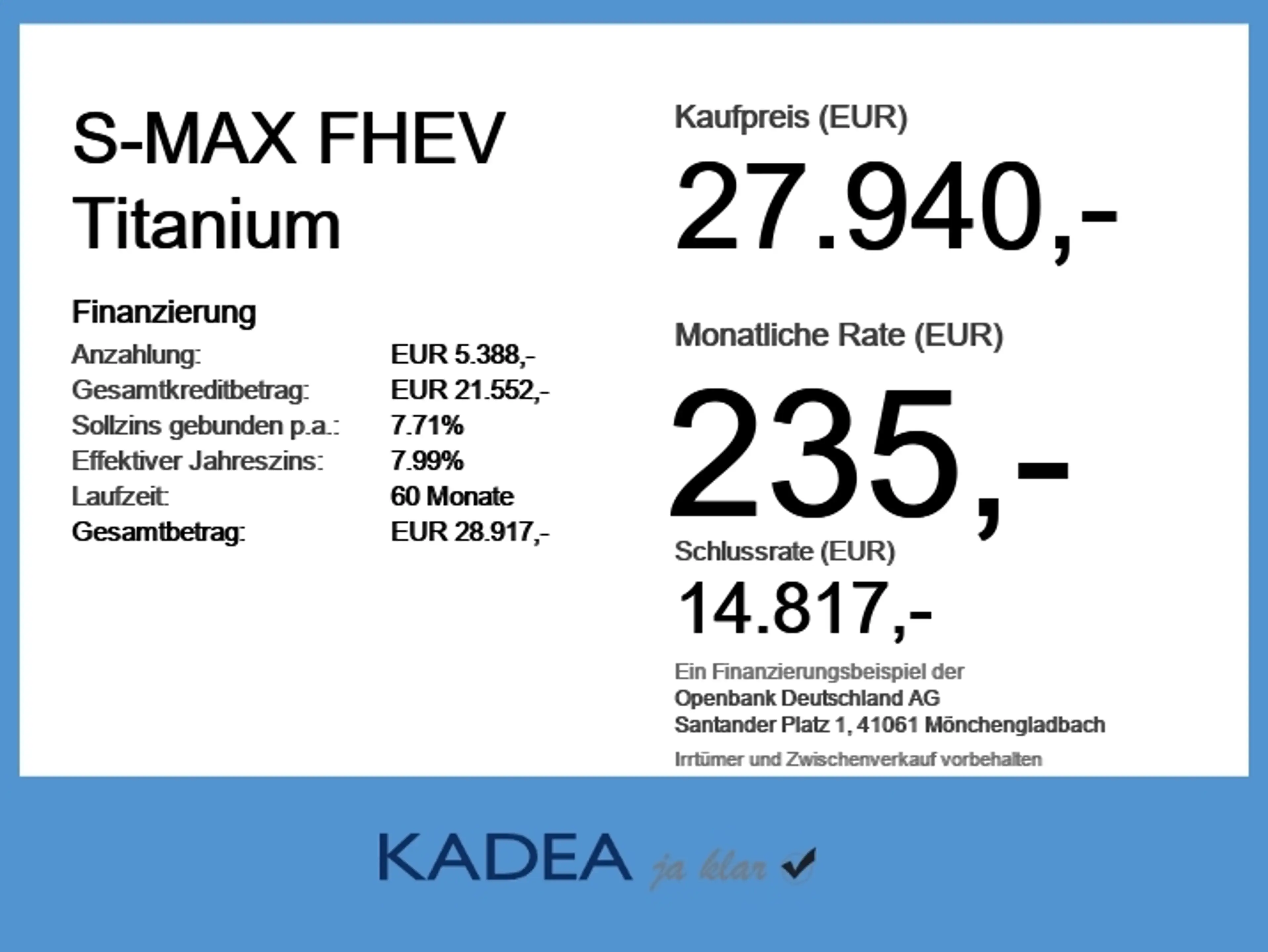 Ford S-Max FHEV Titanium |ACC|AHK|LED|el.Heckklappe — photo 6