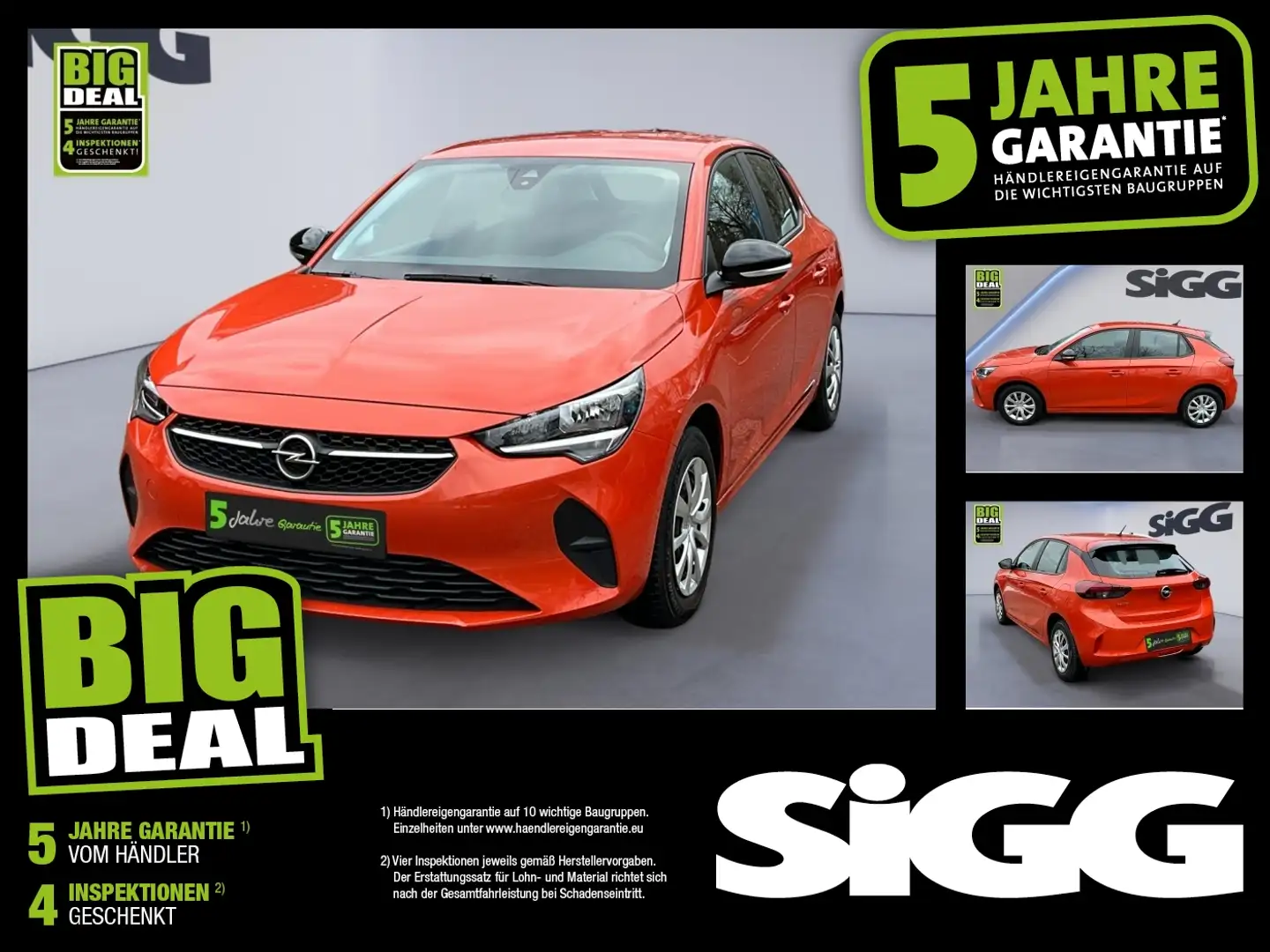 Opel Corsa Edition Klimaanlage, Radio Bluetooth narančasta - 1