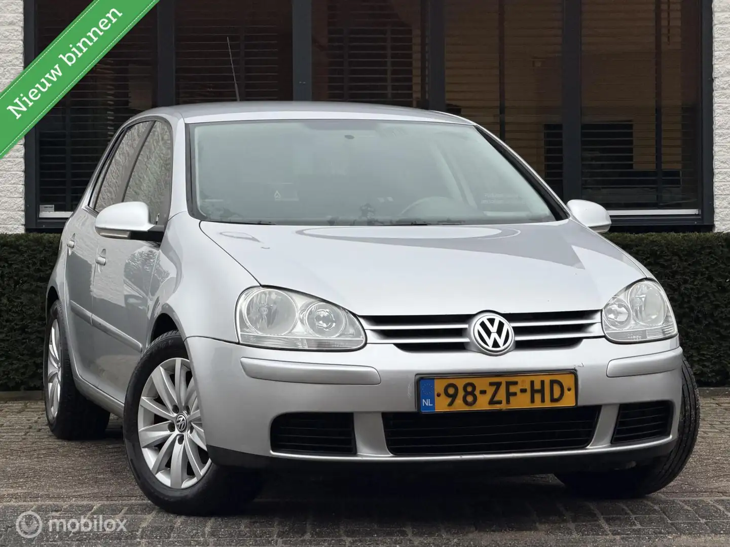 Volkswagen Golf 1.6 Optive 4|13MND APK/NAP/AIRCO Grijs - 1