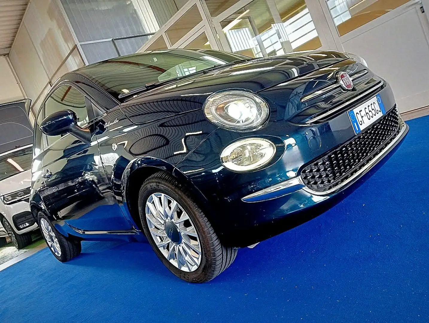 Fiat 500 1.0 HYBRID DOLCEVITA PELLE TOTALE TETTO FULL Blauw - 1