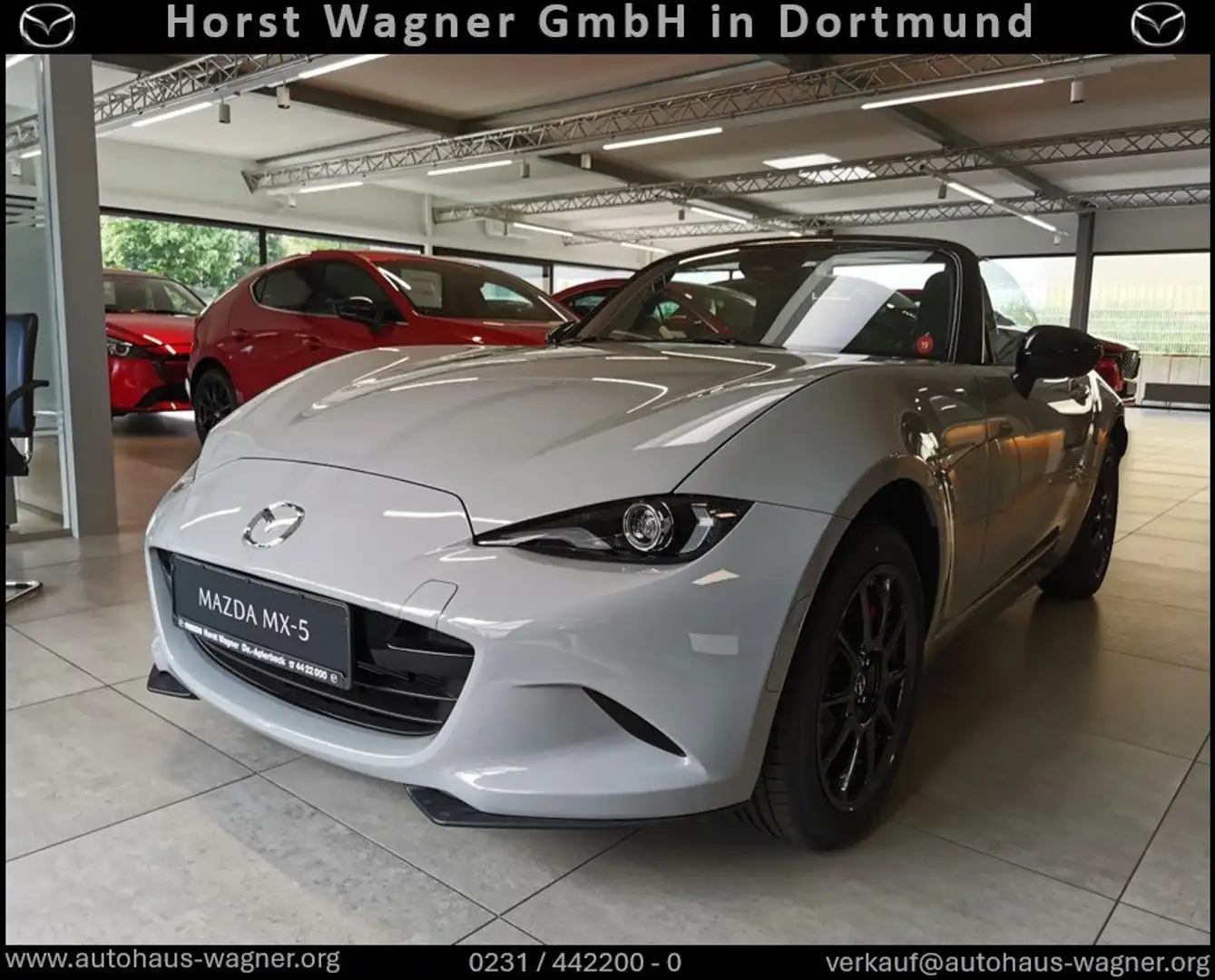Mazda MX-5 Homura 132 PS *Recaro*Kamera*Matrix*NEU* Gris - 1