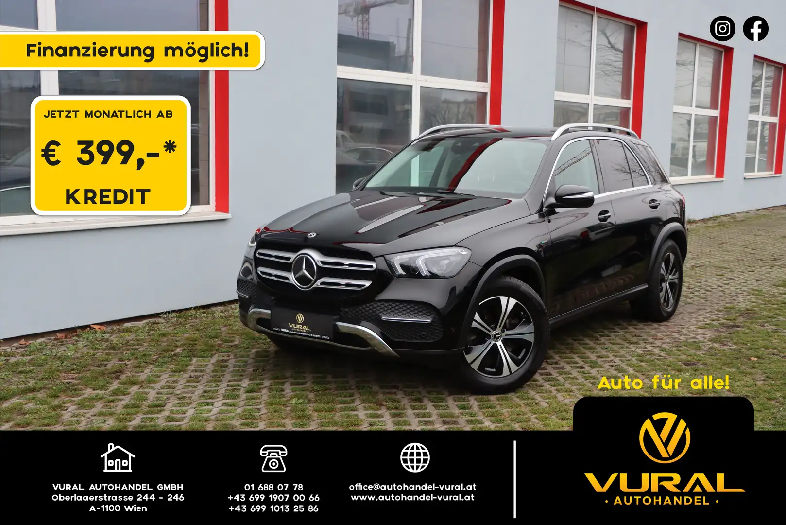 Mercedes-Benz GLE 350 GLE 350 de 4Matic|Keyless Go|Fahrassistenz Paket| Noir - 1