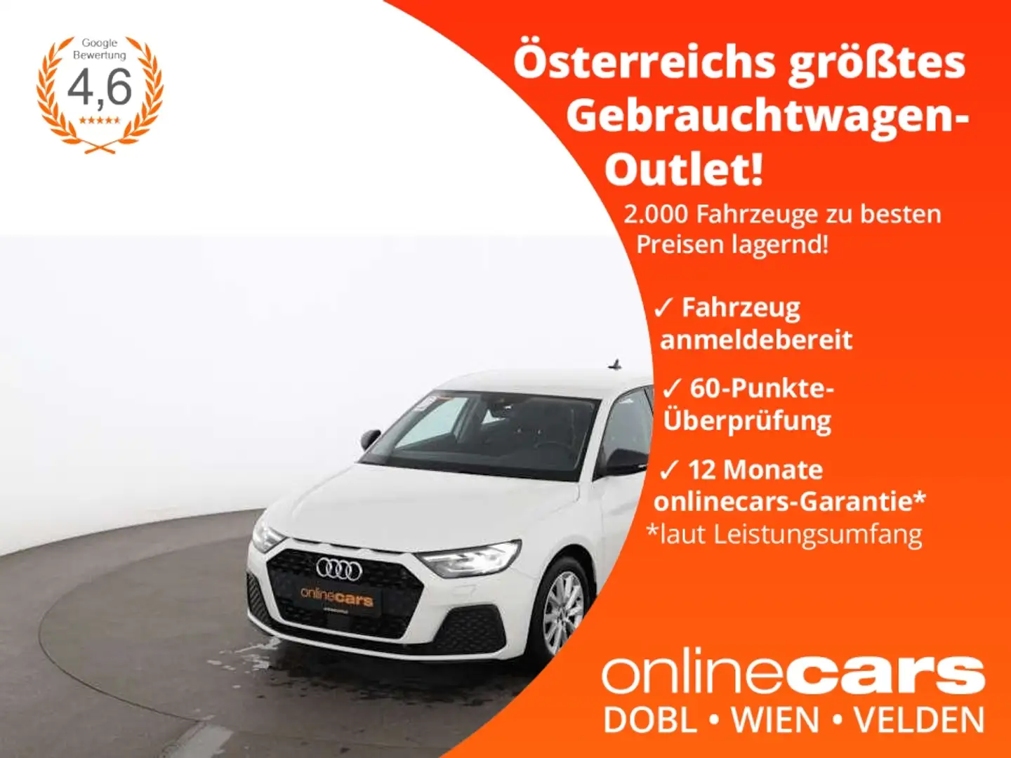 Audi A1 Sportback 1.0 TFSI LED ASSIST TEMPOMAT KLIMA Blanc - 1