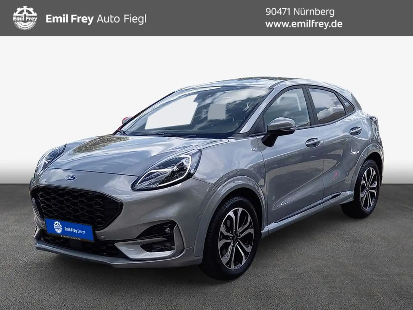 Ford Puma 1.0 EcoBoost Hybrid ST-LINE X Silber - 1