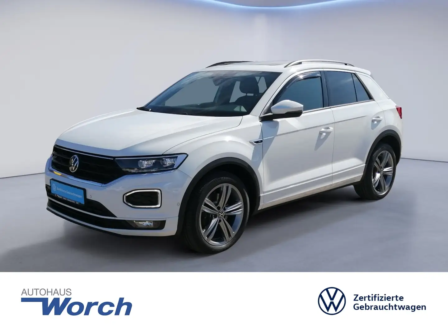 Volkswagen T-Roc 2.0 TDI DSG 4M R-Line PANO+KAMERA Weiß - 1