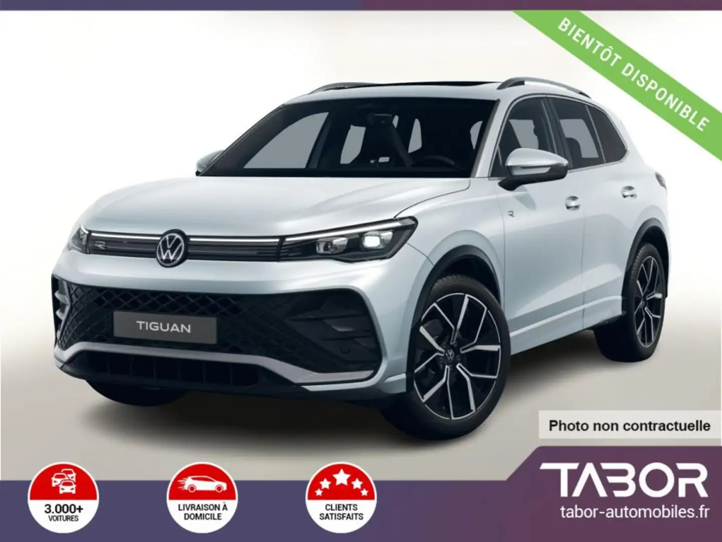 Volkswagen Tiguan 1.5 eTSI 150 DSG R-Line Pano Argent - 1