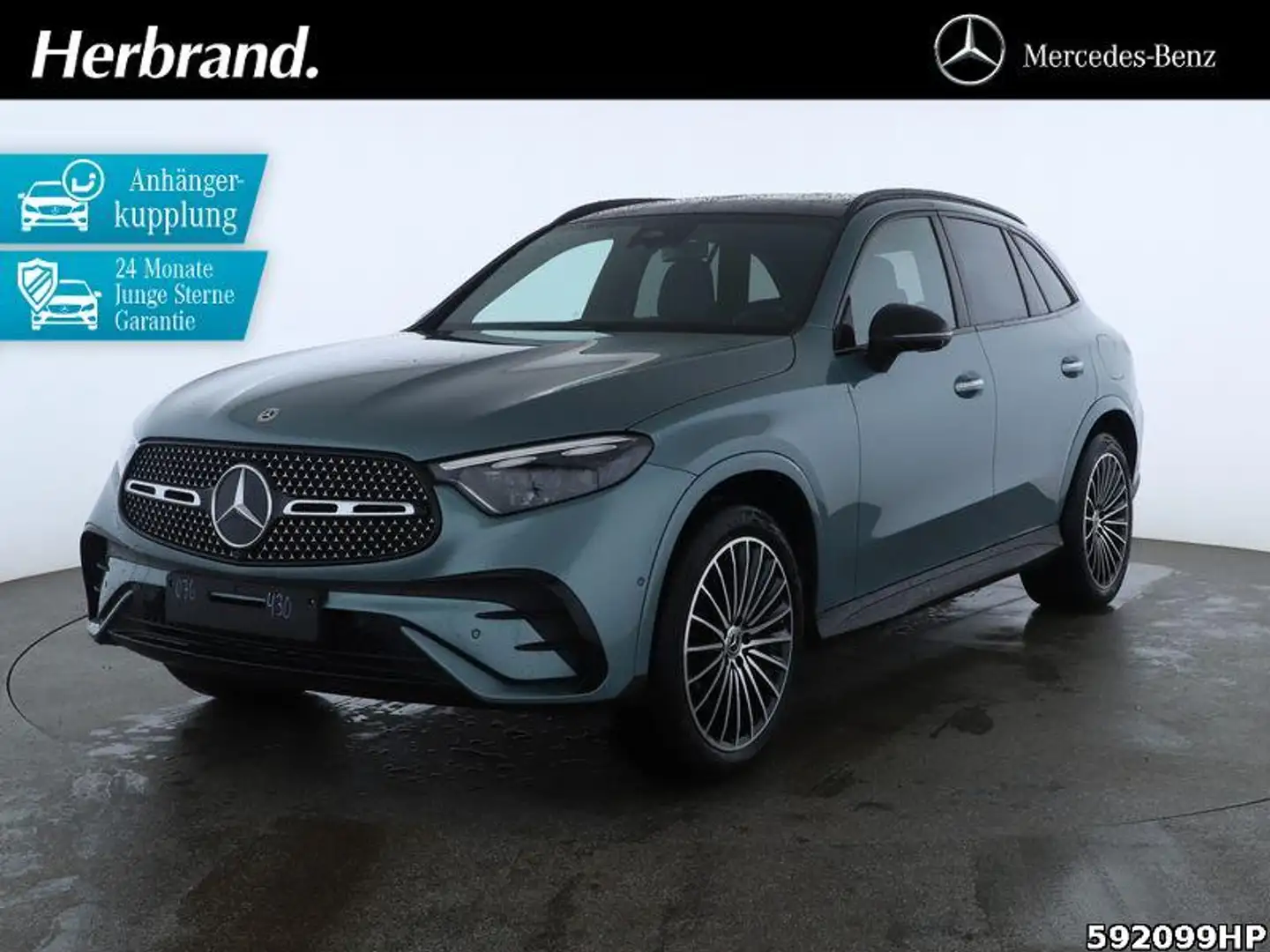 Mercedes-Benz GLC 300 e 4M AMG Night Pano AHK 360° AIRMATIC Argent - 1