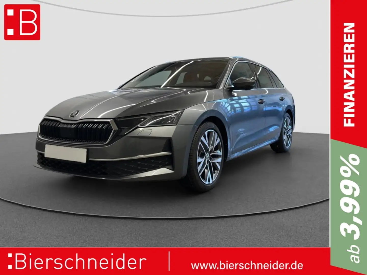 Skoda Octavia Combi 2.0 TDI DSG Selection AB 260EUR AHK 360 CANT Grau - 1