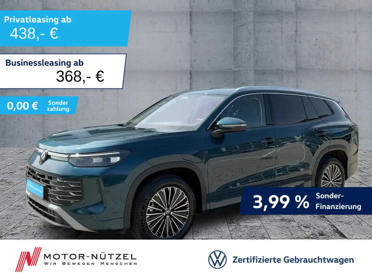 Volkswagen Tayron 1.5 eHYBRID 200kW ELEGANCE MATRIX+AHK+360