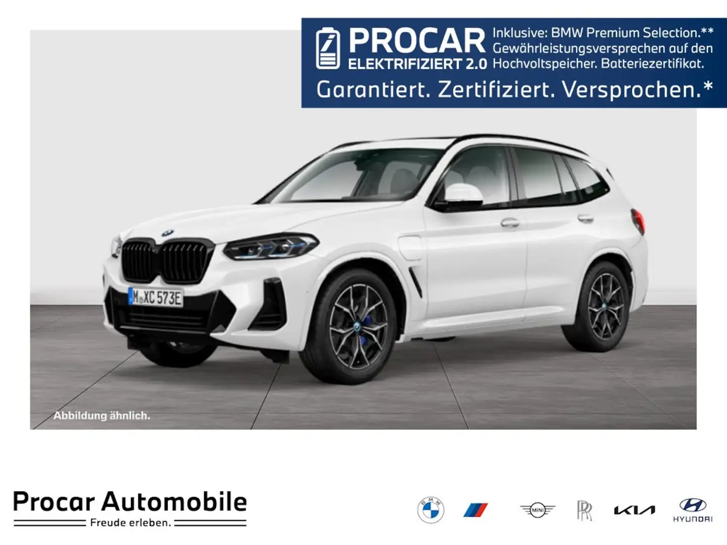 BMW X3 xDrive30e MSport AHK Pano HuD H/K Laser DA PA Weiß - 1