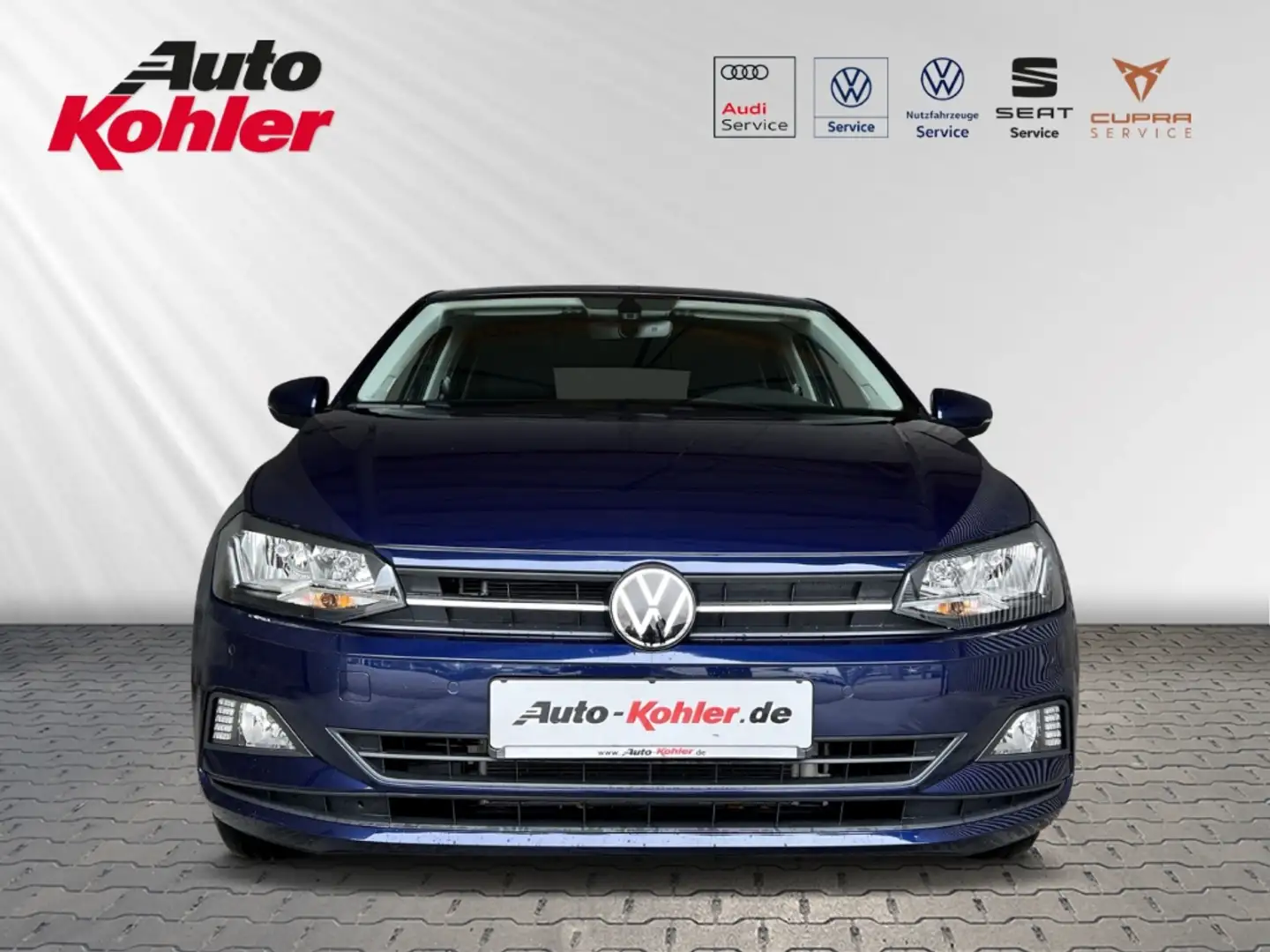 Volkswagen Polo VI United 1.0 TSI Einparkhilfe v. & h. Navi Blueto Bleu - 2