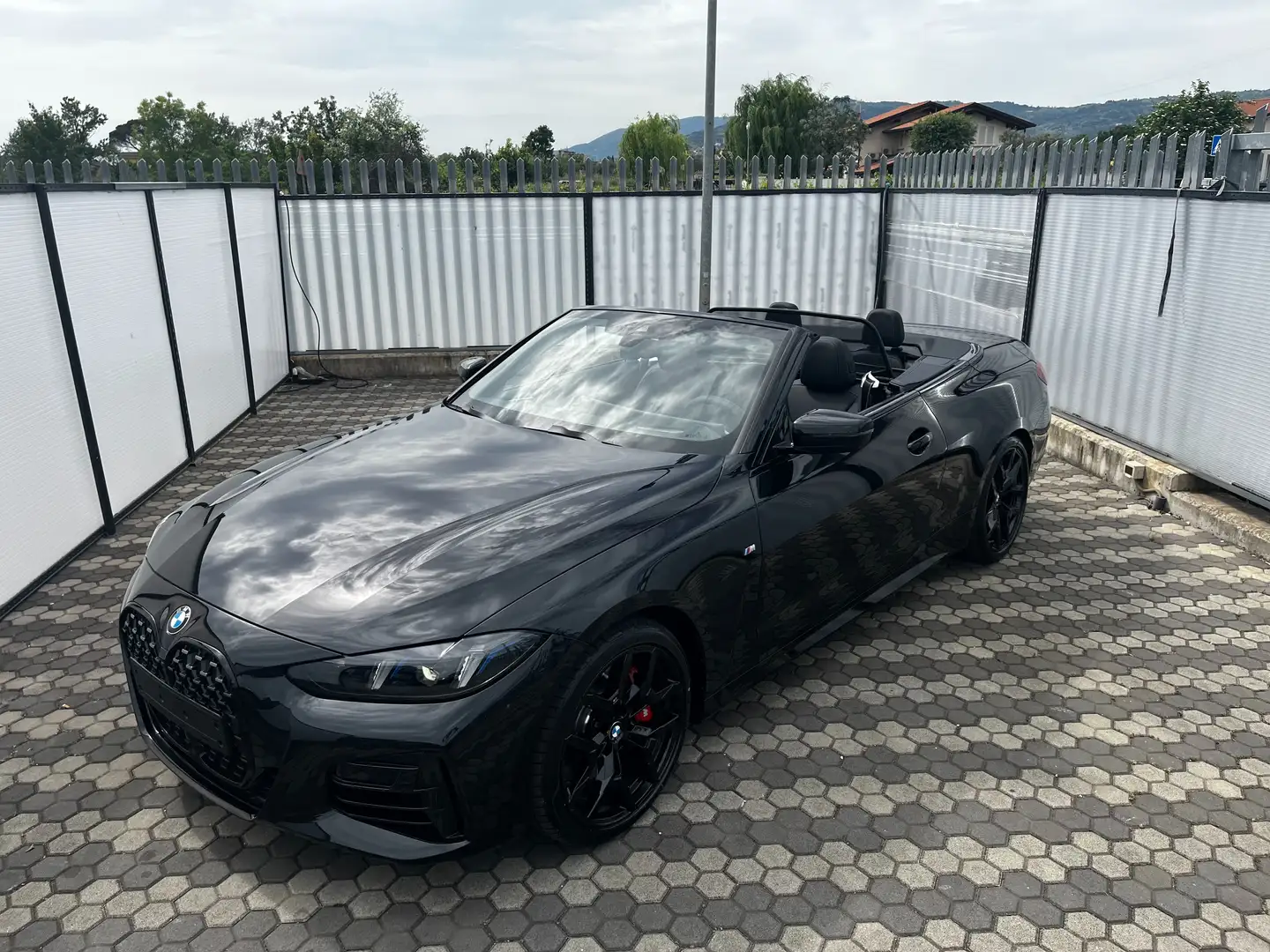 BMW 420 420d Cabrio mhev 48V MSport Pro auto Noir - 2