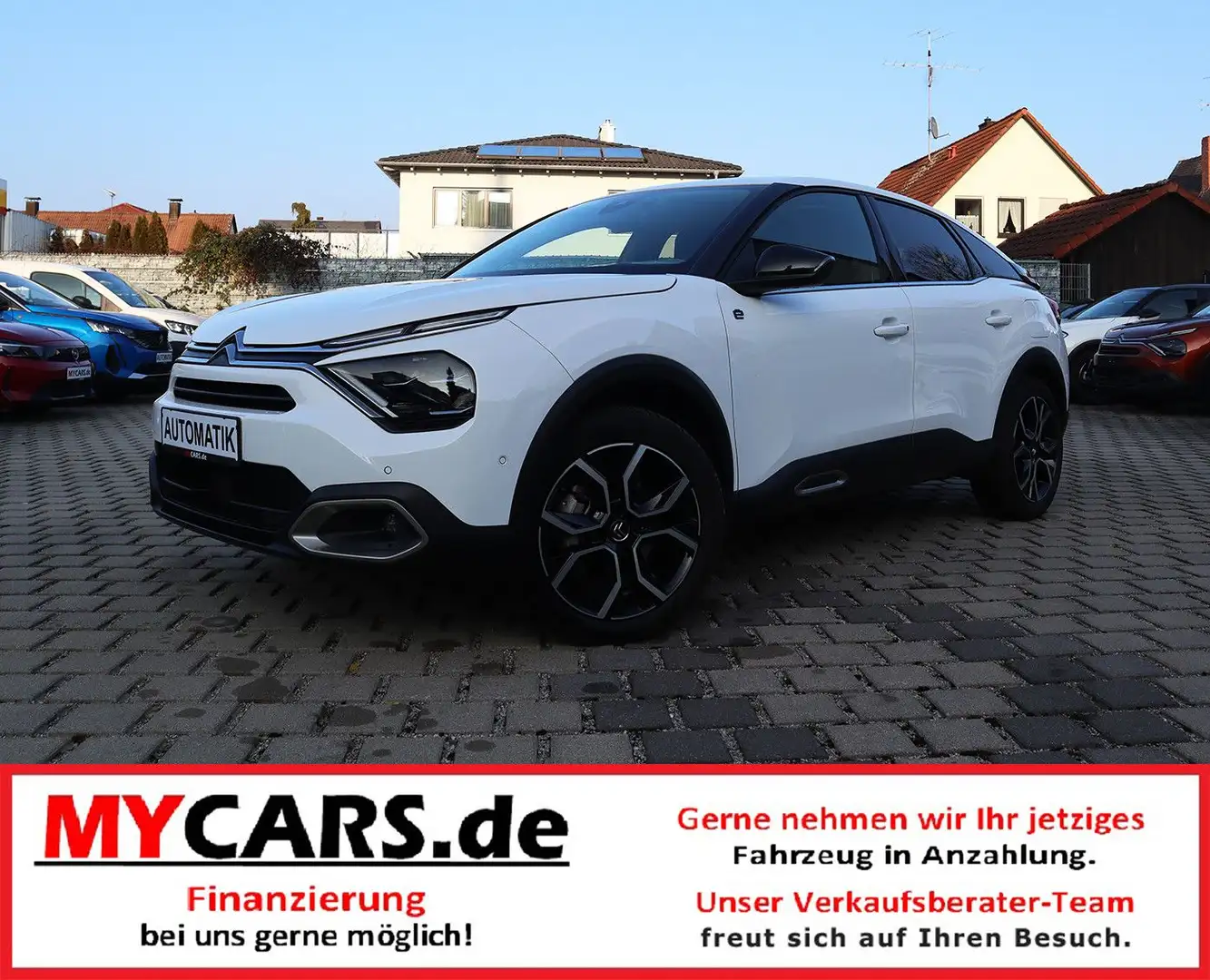 Citroen C4 Lim. ë- Feel Pack*HUD*Navi*2xPDC*SH*Luxus Weiß - 1