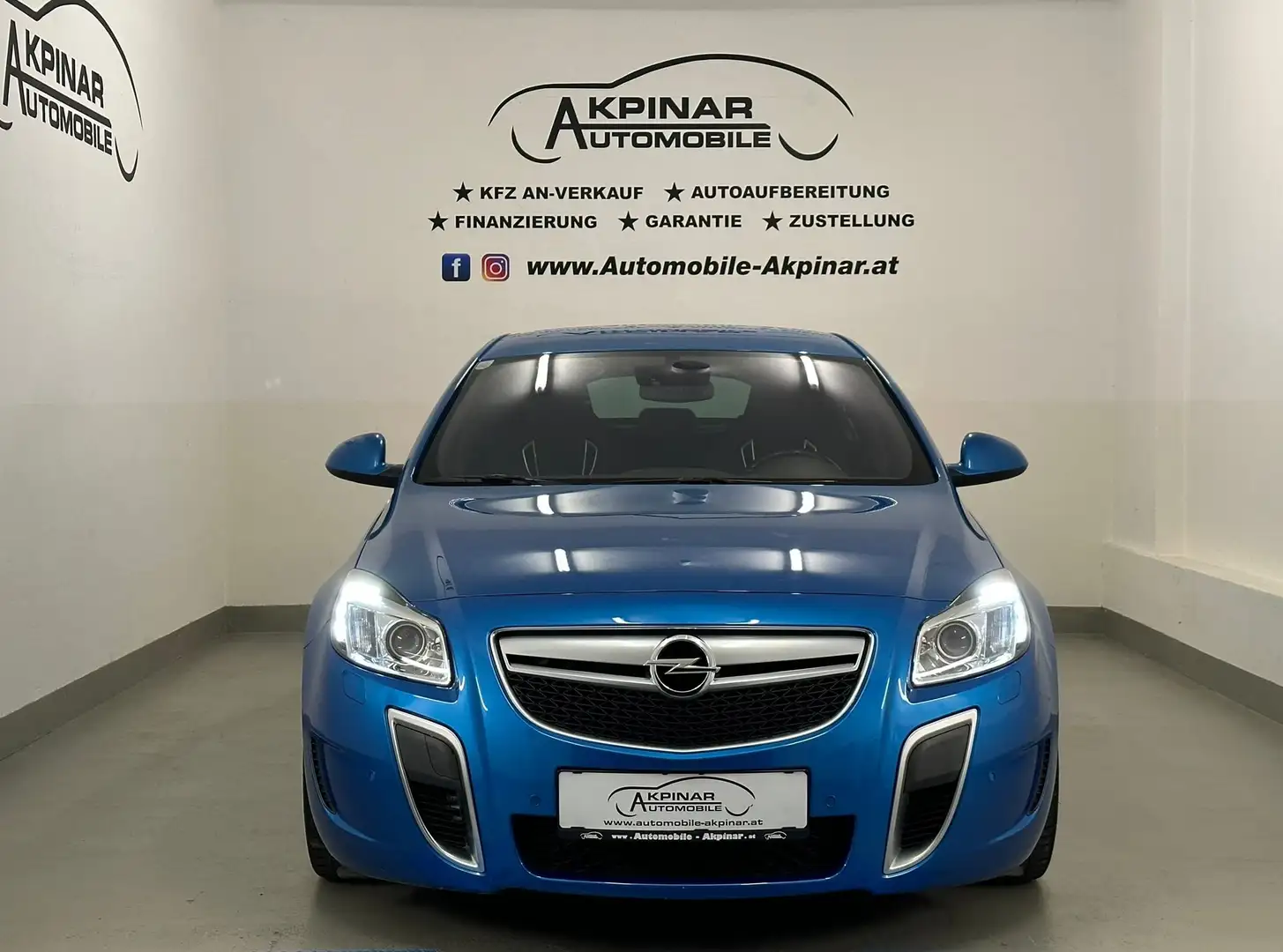 Opel Insignia OPC 2.8 Turbo 4x4 RECARO - NAVI - XENON Blau - 2
