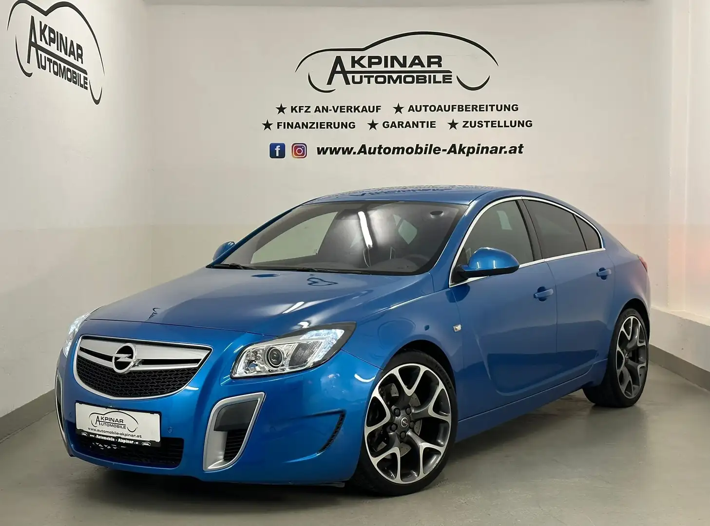 Opel Insignia OPC 2.8 Turbo 4x4 RECARO - NAVI - XENON Blau - 1