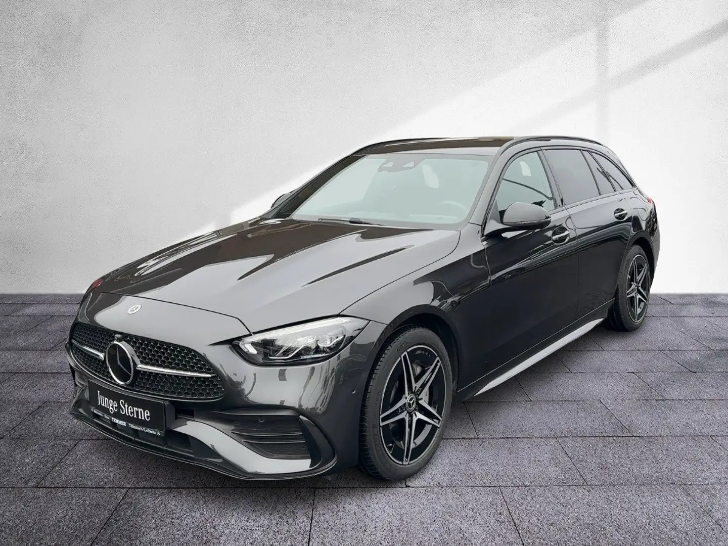 Mercedes-Benz C 300 de 4M T-Modell NP € 77.436 AMG AHV Distr Grau - 2