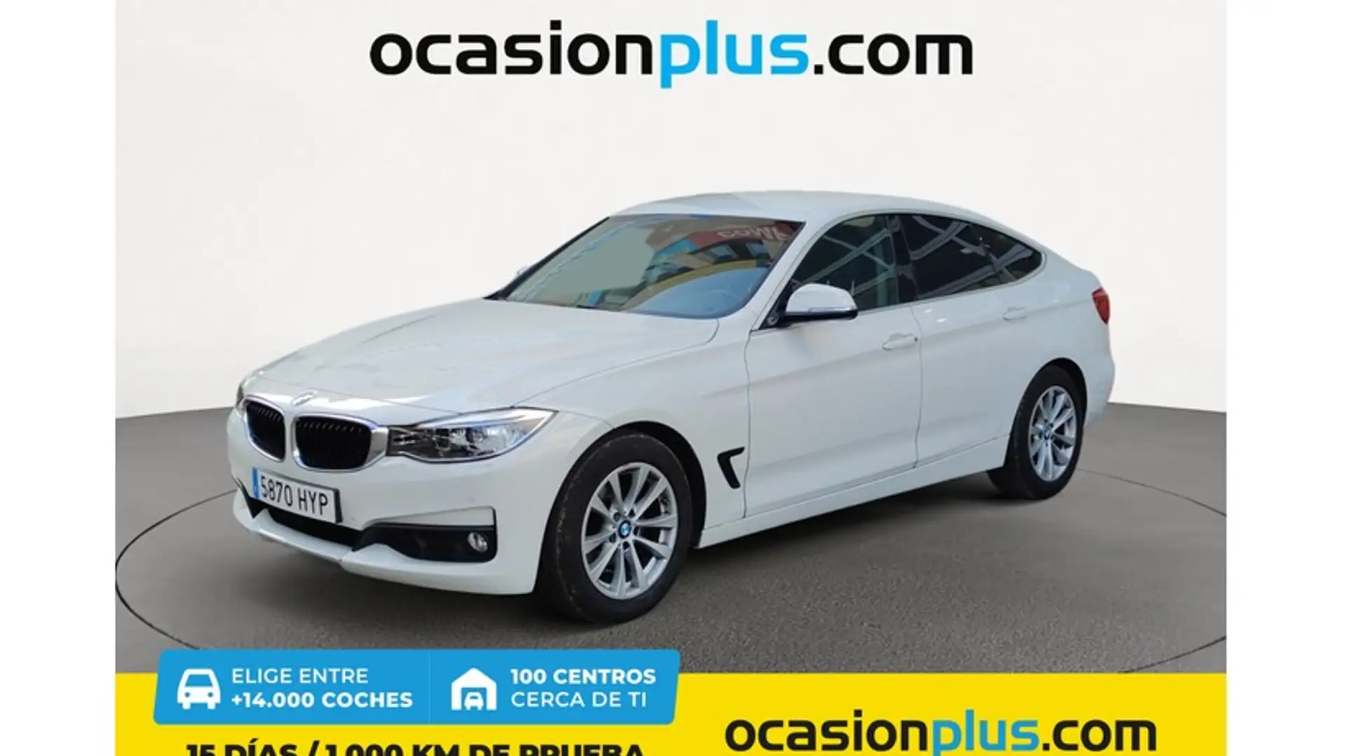 BMW 318 318d Gran Turismo Blanc - 1