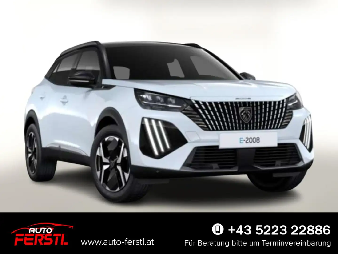 Peugeot 2008 54 kWh GT 11kW-OBC WärmeP CarP Nav 115 kW (156 ... Weiß - 1