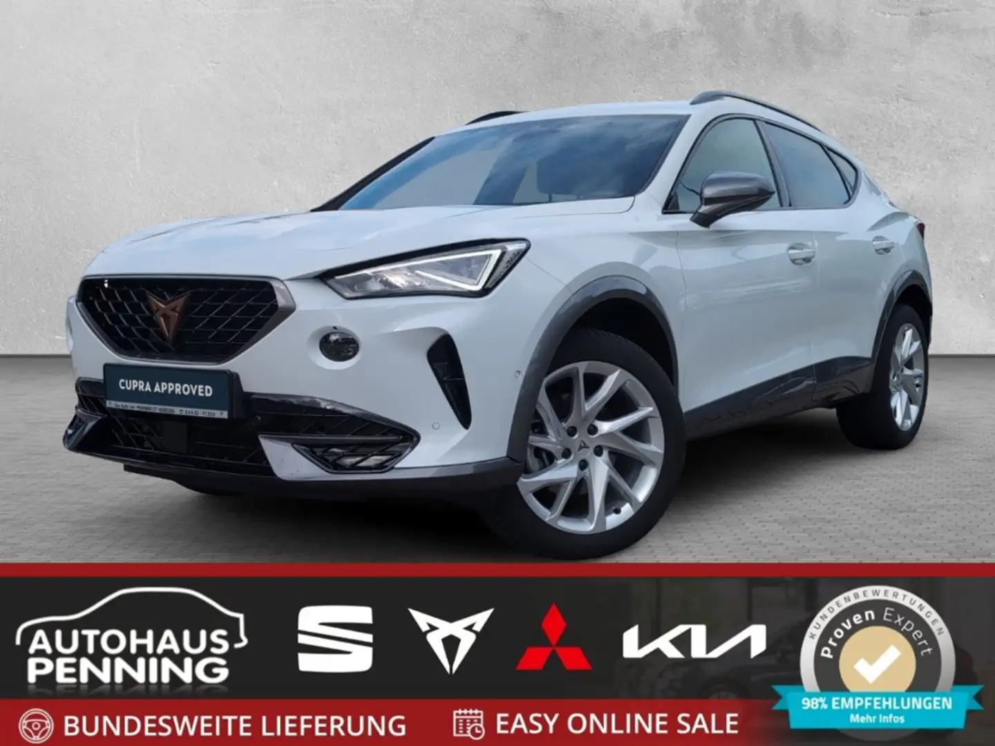 CUPRA Formentor 2.0 TSI 4Drive 7-Gang-DSG ACC LED FULL LINK Weiß - 1