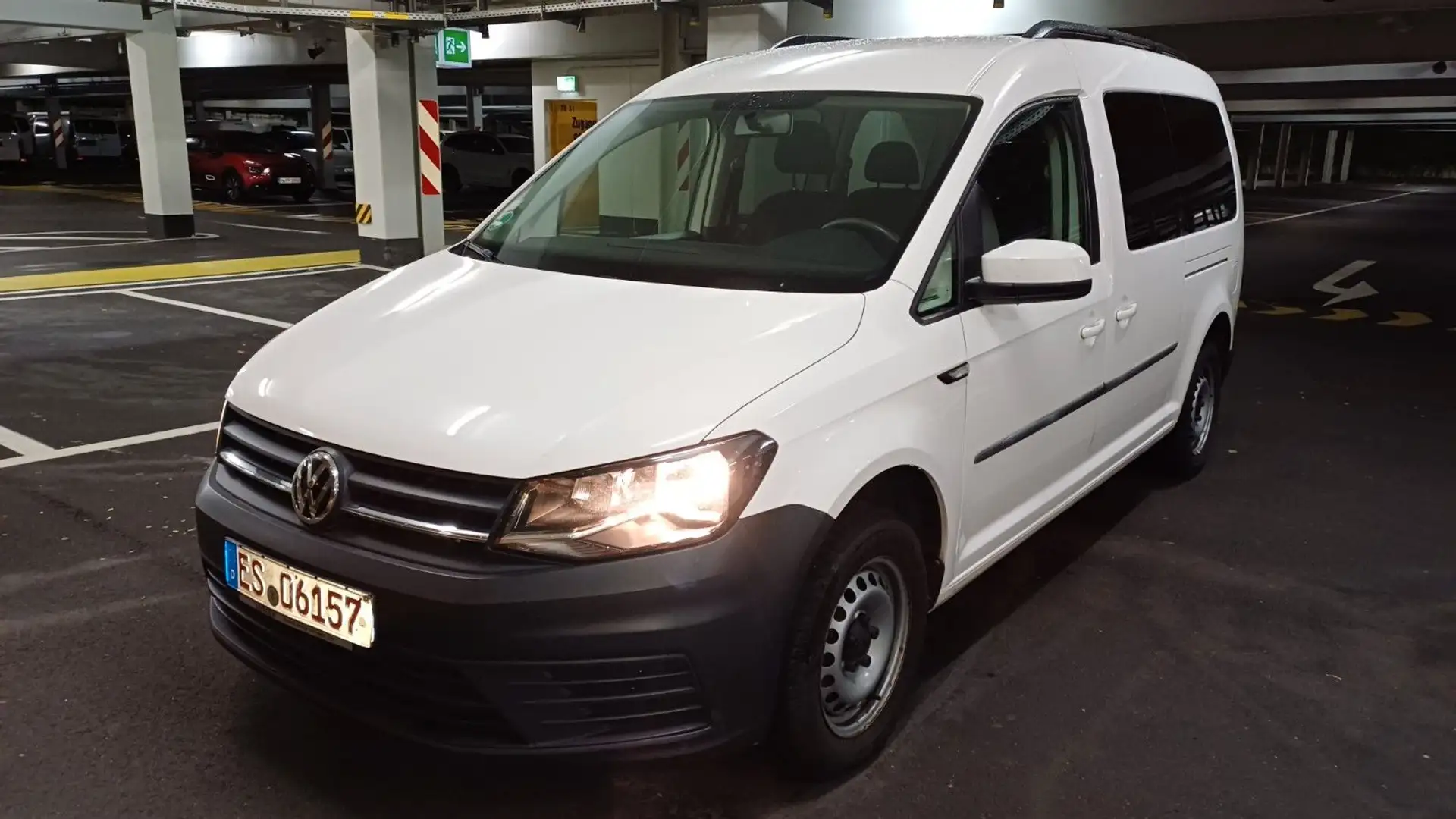 Volkswagen Caddy PKW Maxi*Klimaatomatik*Kamera*Navi*AHK*SHZ Weiß - 1