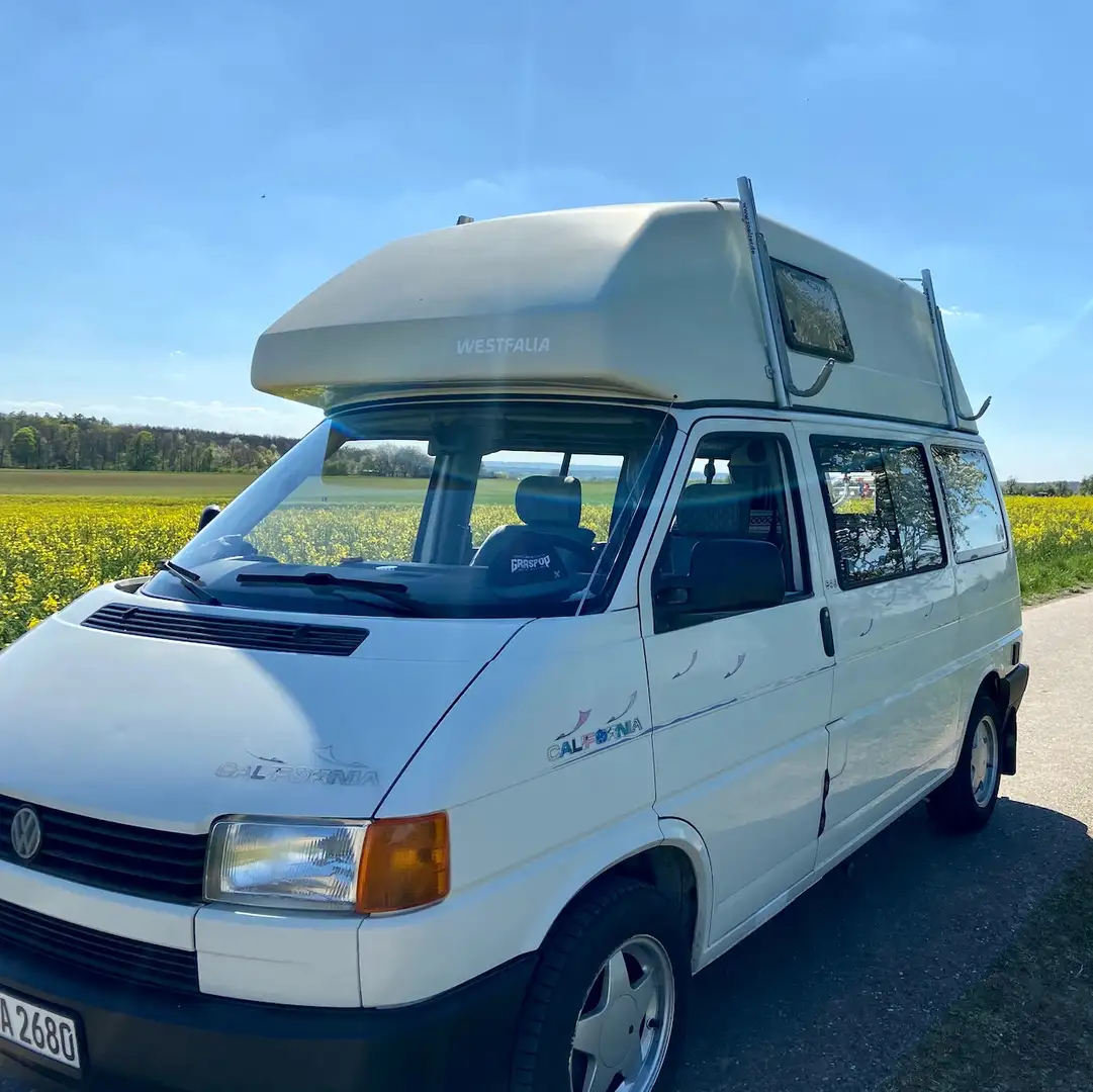 Volkswagen T4 California 2,4L 5 Zyl. 78PS H-Kennzeichen Білий - 1