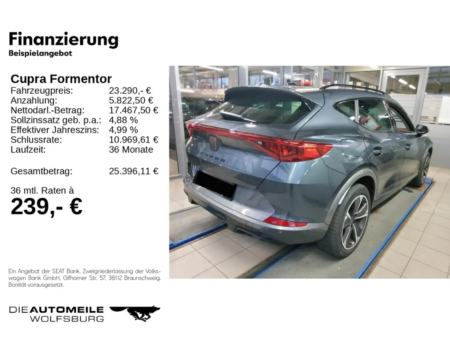 CUPRA Formentor 1.5 TSI ACC/Einparkhi/Multilenk Grau - 2
