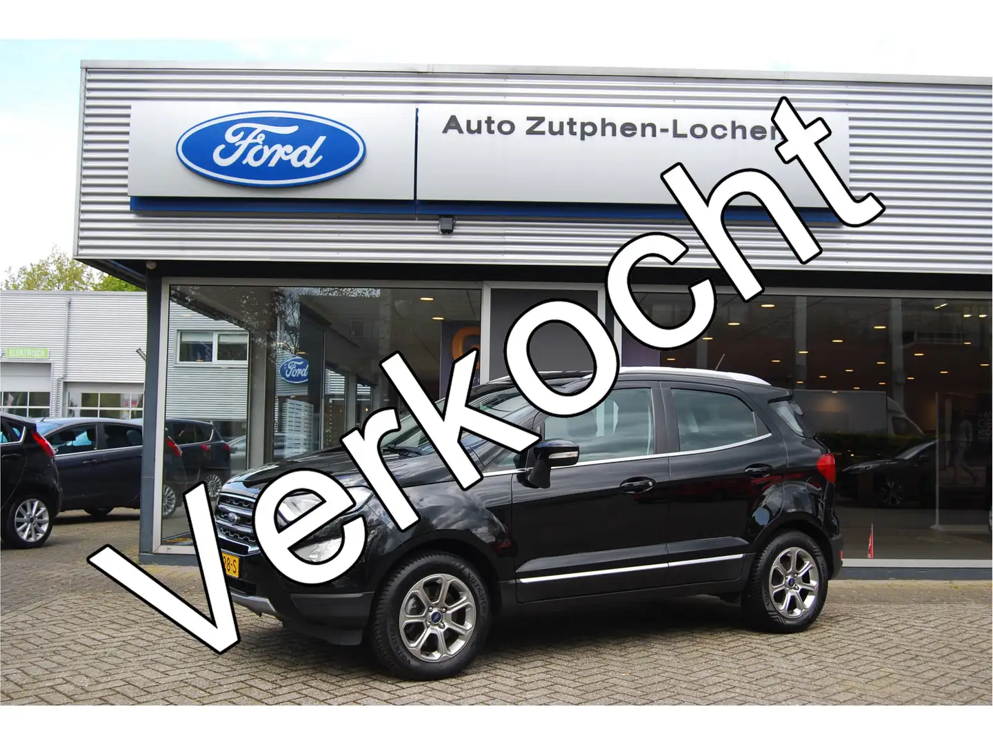 Ford EcoSport 1.0 EcoBoost 125pk Titanium NL-AUTO | NAVI | TREKH Schwarz - 1