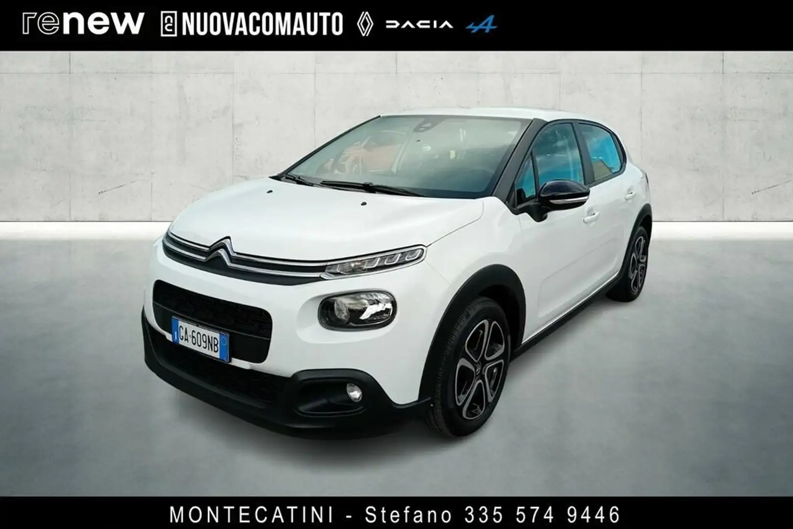 Citroen C3 1.2 puretech Feel s&s 83cv neopatentati my20 Wit - 1