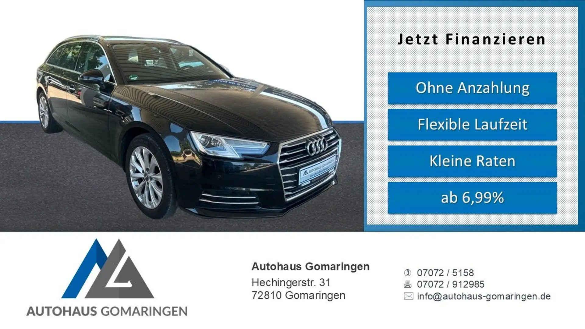 Audi A4 Avant design*AHK*NAVI*XENON*8-fach BR*SHZ* Schwarz - 1