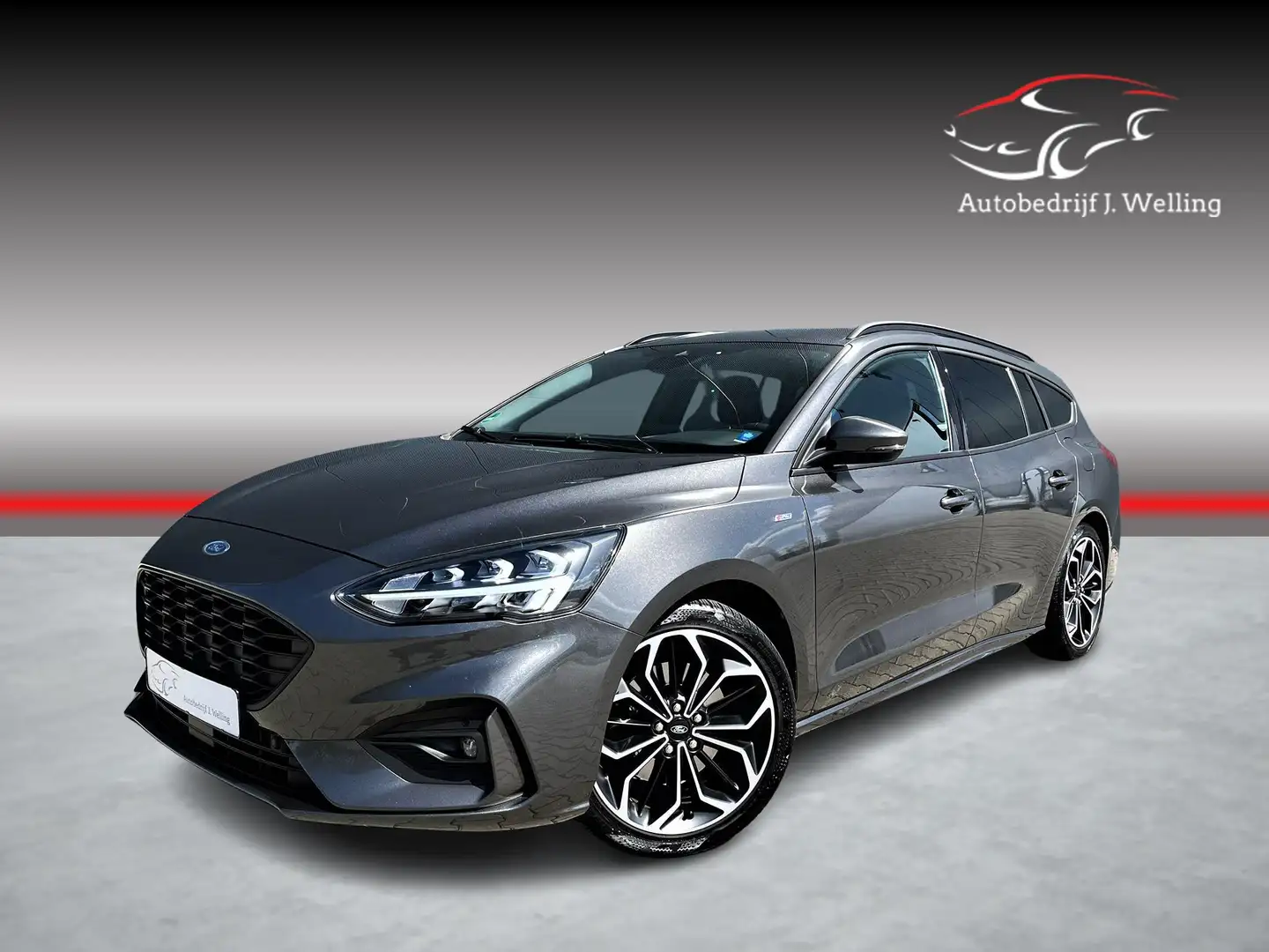 Ford Focus Wagon 1.5 EcoBoost ST Line Business 182 pk Gris - 1