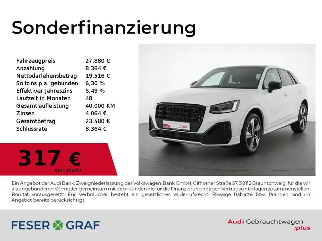 2022 Audi Q2 in White for sale