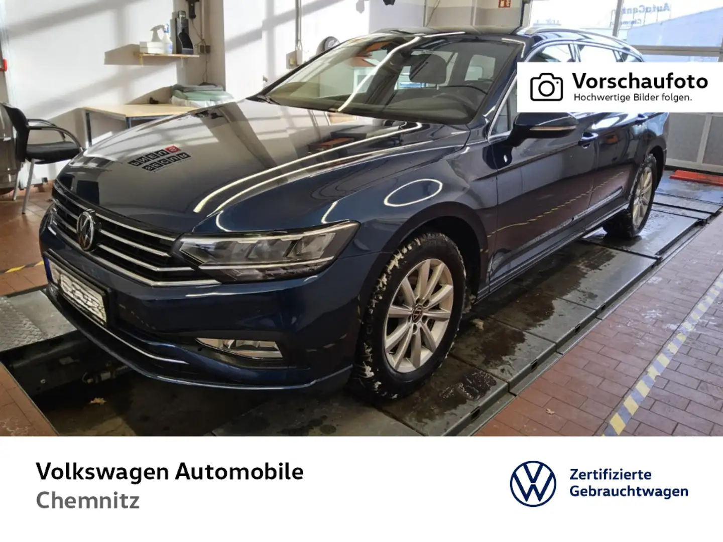 Volkswagen Passat Variant 4Motion 2.0 TDI Business*AHK*ACC* Blau - 1