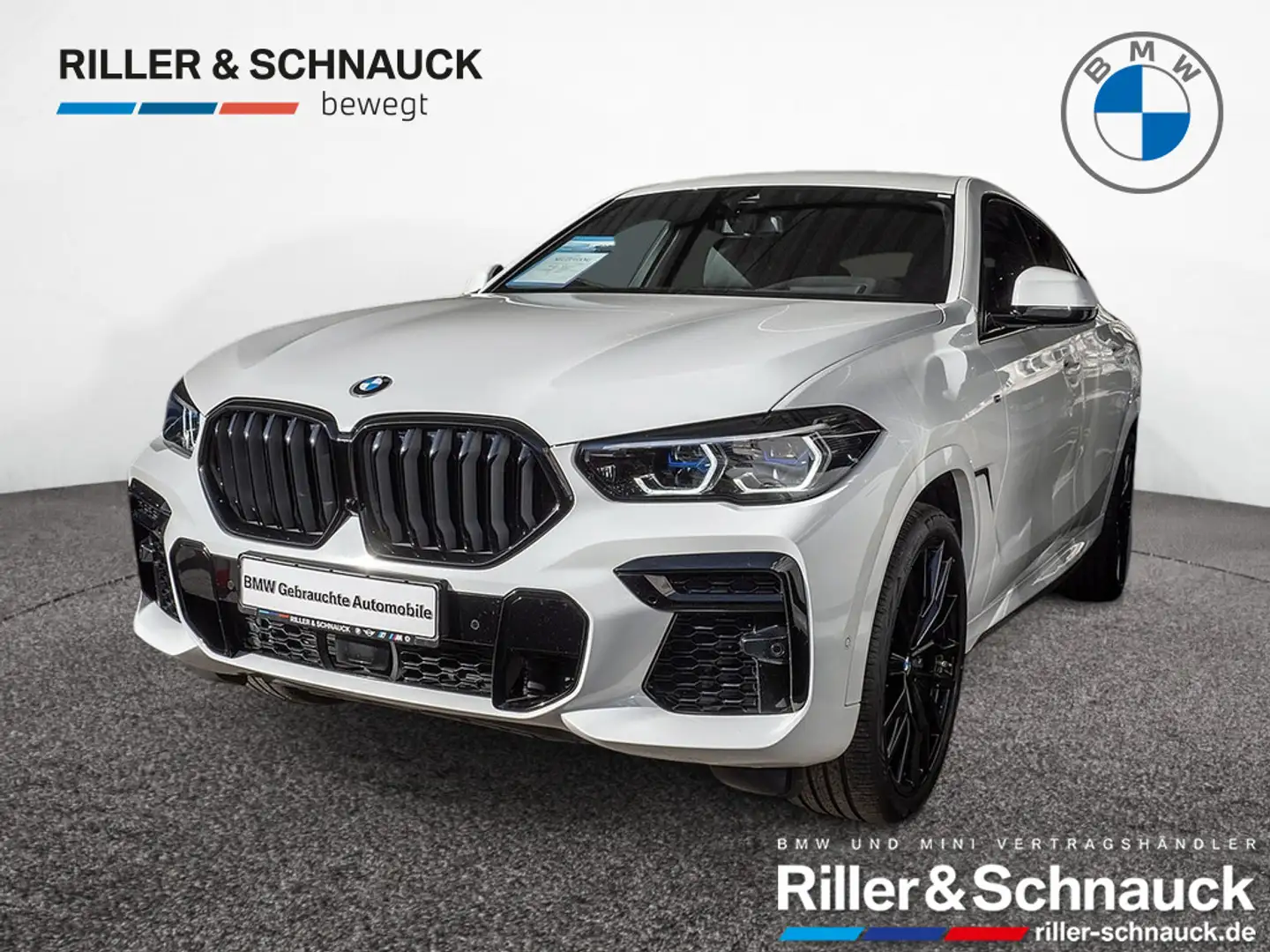 BMW X6 xDrive 40i M-Sport ACC HUD STANDHZ LASER Weiß - 1