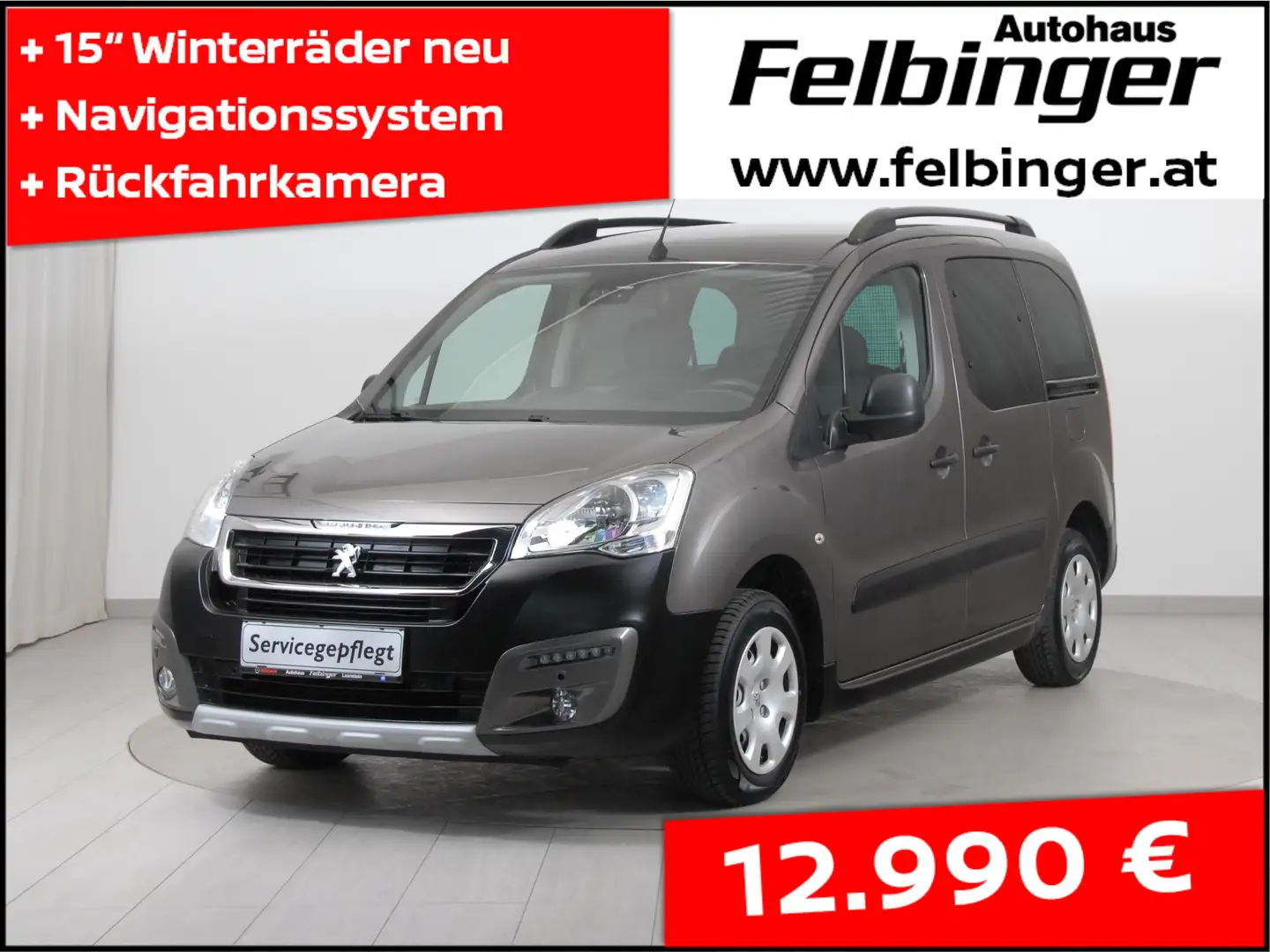Peugeot Partner Tepee Outdoor 1,6 BHDI 100 *Navi, Sitzh., Kamera* Grau - 1