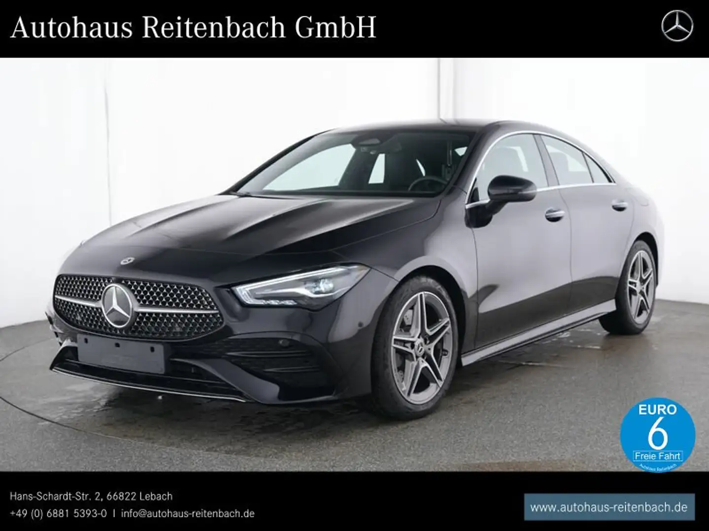 Mercedes-Benz CLA 200 CLA200 COUPÉ AMG KEYLESS TOTWI+AMBIENTE+NAVI+LED Negro - 1