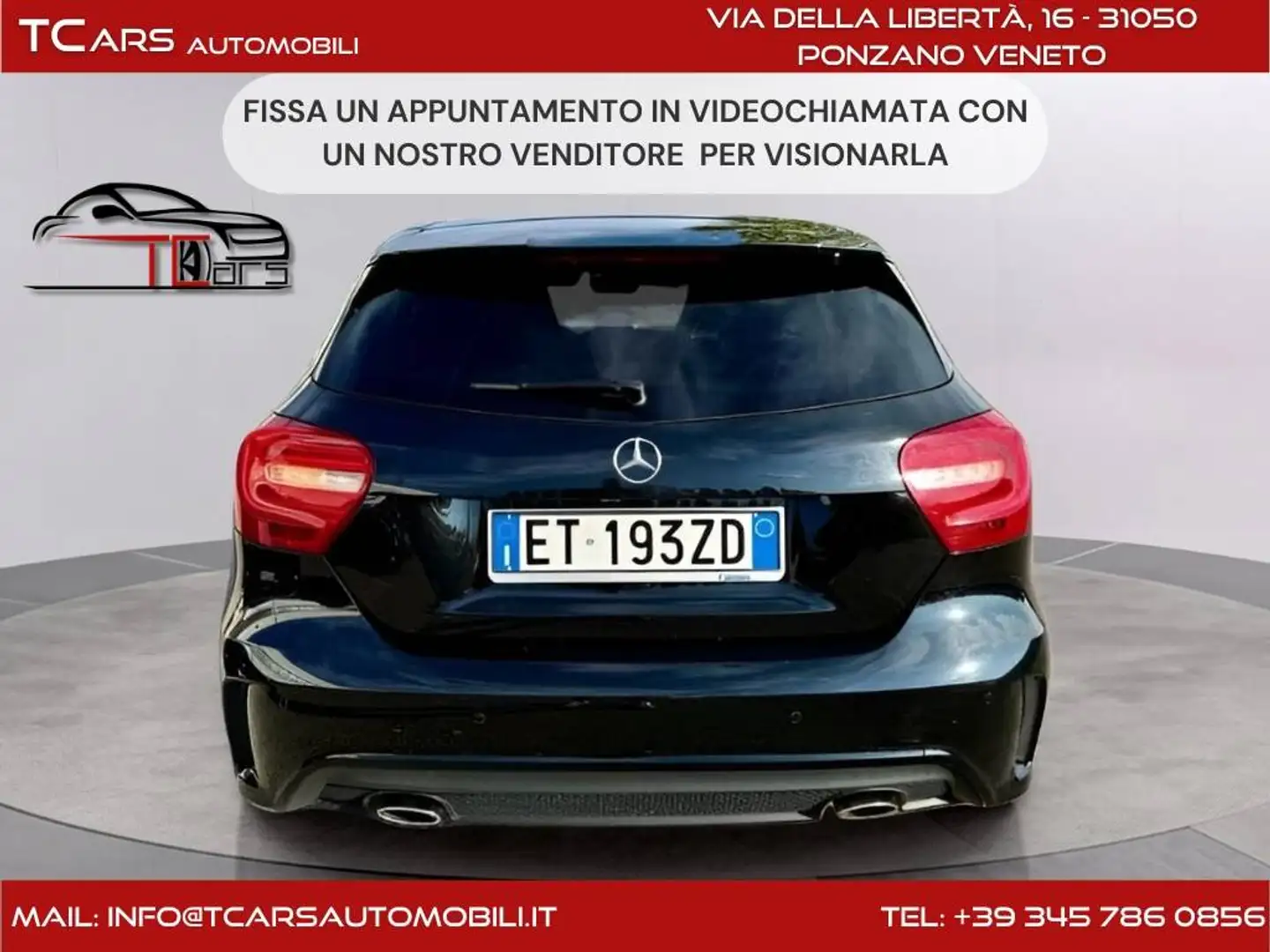 Mercedes-Benz A 180 1.5 PREMIUM AMG - KM CERTIFICATI - 3 ANNI GARANZIA Zwart - 1