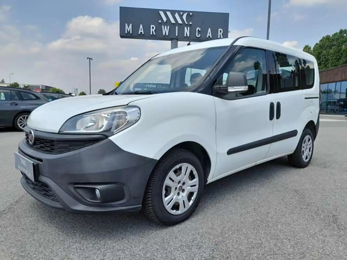 Fiat Doblo CARGO COMBI N1 AUTOCARRO 5POSTI 1.3 mjt 16v 880 Blanc - 1