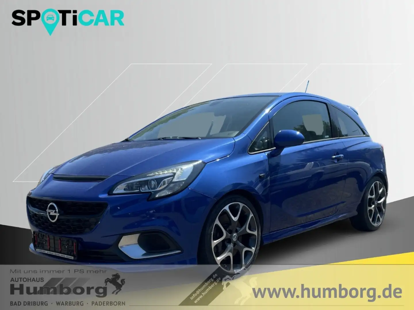Opel Corsa E 1.6 Turbo OPC OPC Sportpaket Bi-Xenon SHZ Lenkra Blau - 1