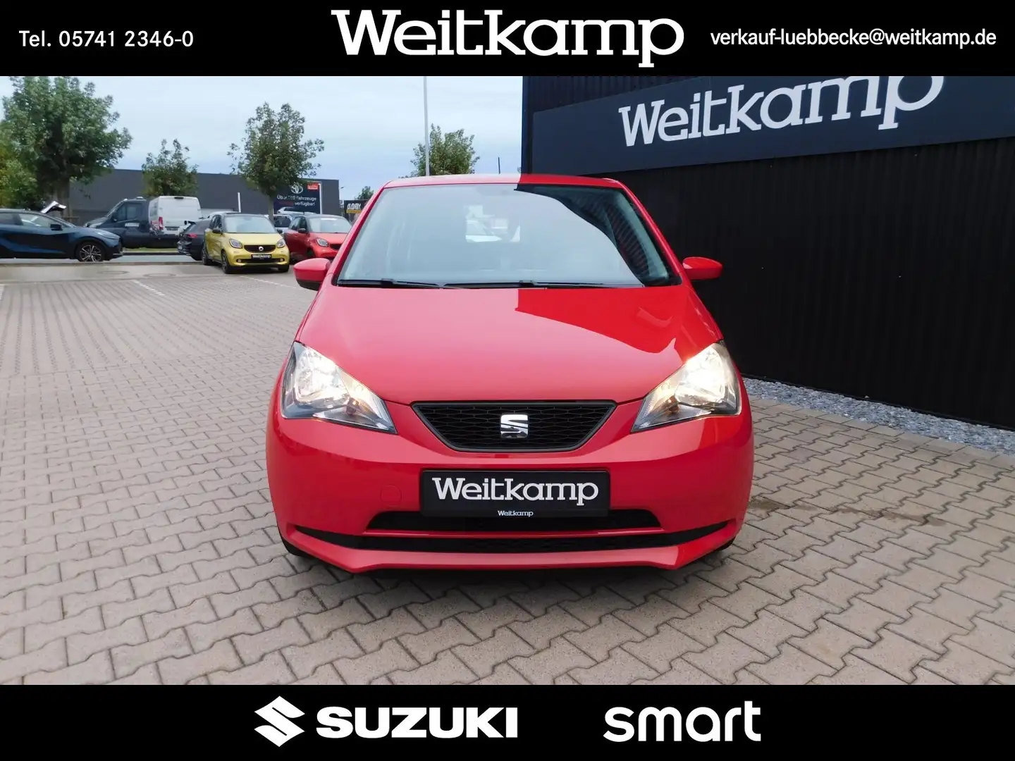 SEAT Mii Mii 1.0 Chic 4-Türer Parkhilfe/Sitzheizung/Klima Rouge - 2