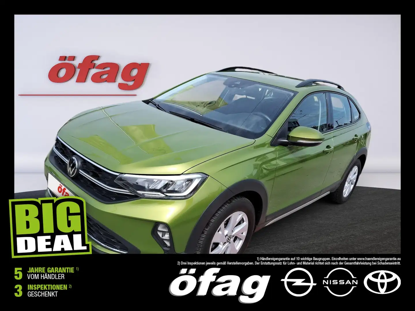 Volkswagen Taigo 1.0 TSI Life LED+LM+SpurH+Virtual Grün - 1