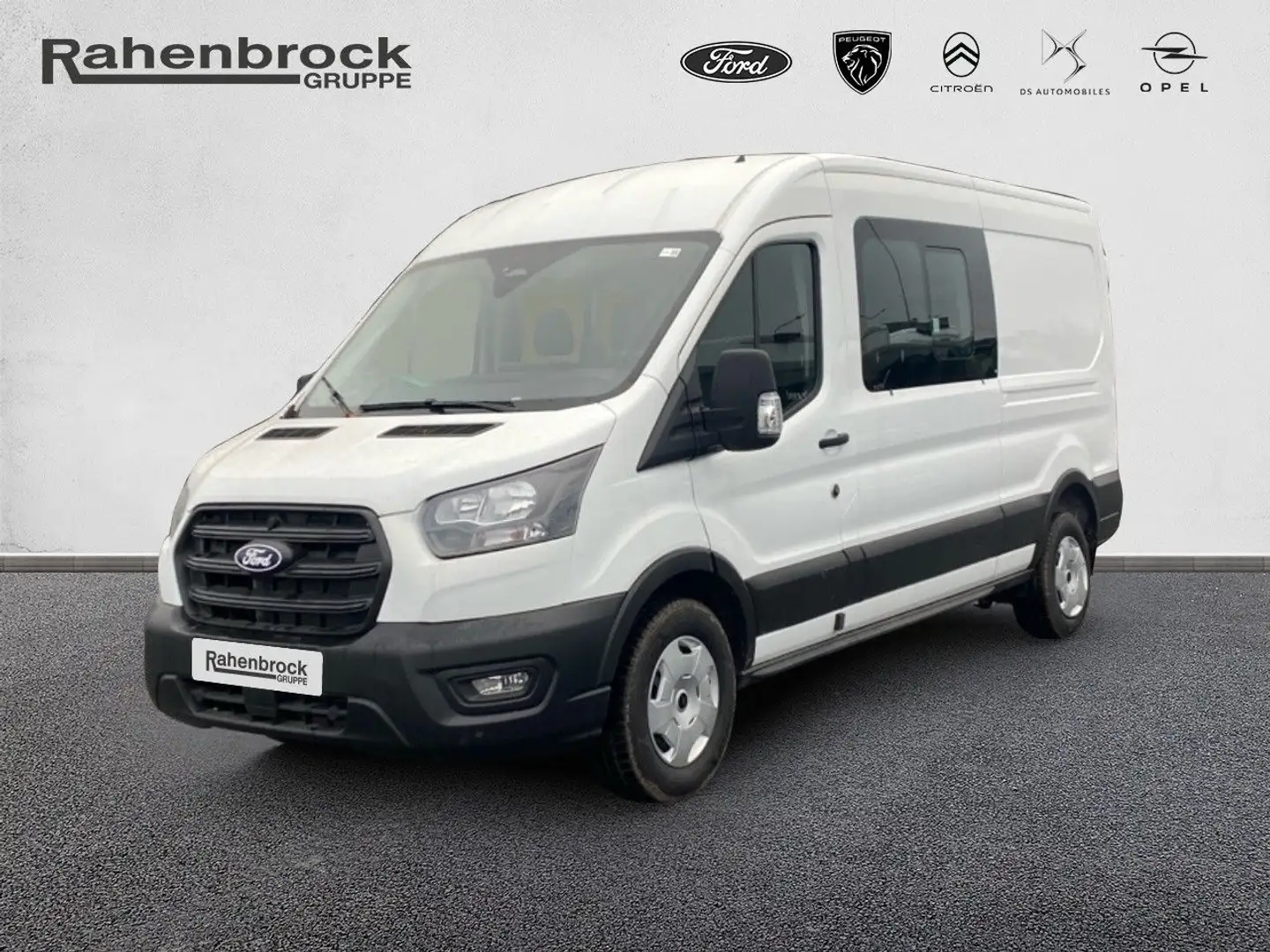 Ford Transit DoKa 350L3H2 Kasten Trend Weiß - 1