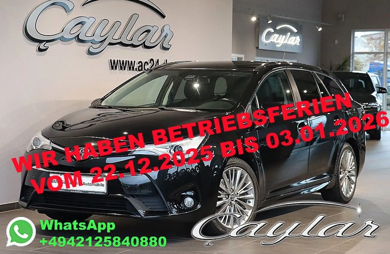 Toyota Avensis AVENSIS 2,0 AUT EXECUTIVE LEDER PANORAMA AHK 18" Schwarz - 1