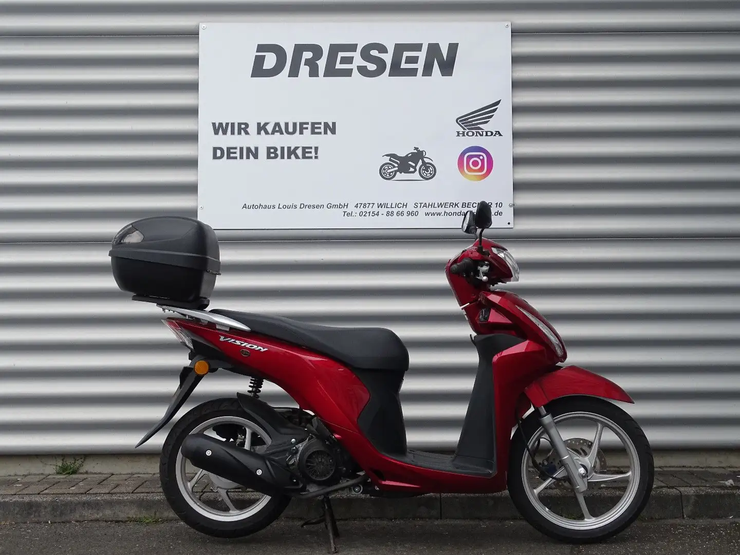 Honda Vision 110 800km | 1. Hand | Rojo - 1