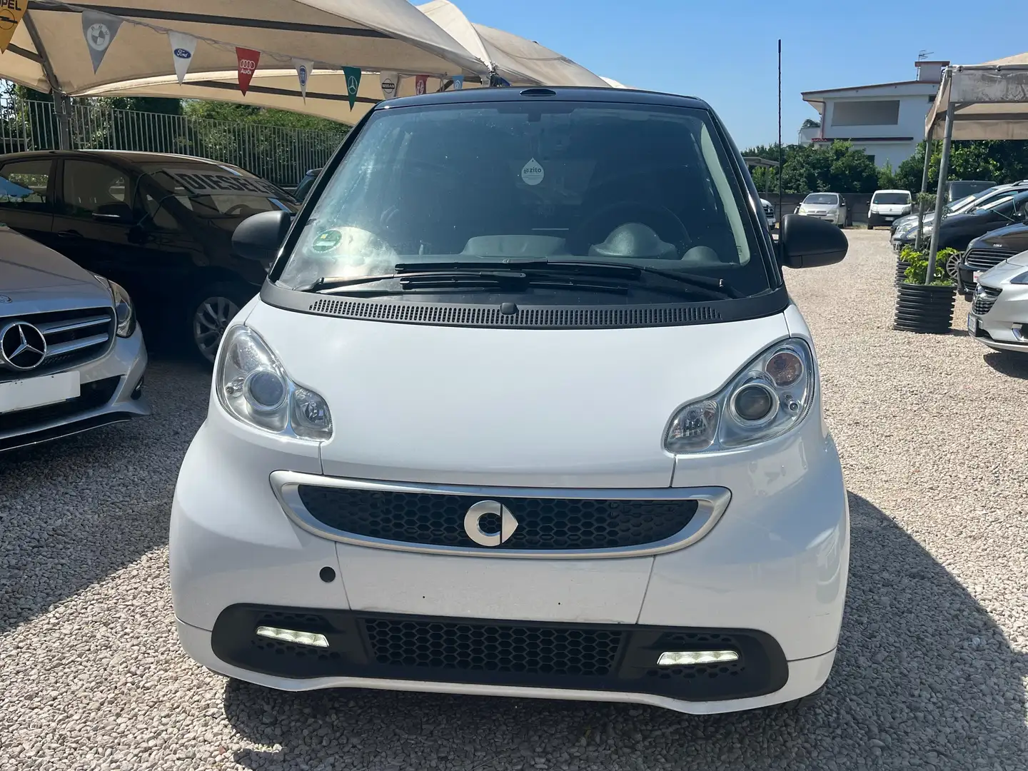 smart forTwo 1000 MHD CABRIO KM CERTIFICATI 2014 PERFETTA Bianco - 2