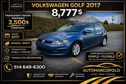 2017 Volkswagen Golf Hatchback 5-Speed Manual