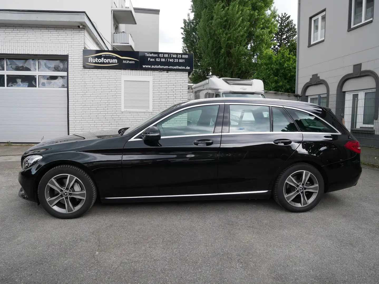Mercedes-Benz C 250 C 250 T BlueTec / d 9G LED KeyGo Spur Leder 360Kam Zwart - 2