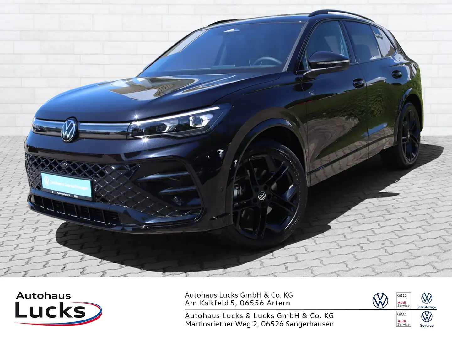 Volkswagen Tiguan R-Line "BlackStyle" 2.0 TDI Pano AHK Sthz Schwarz - 2