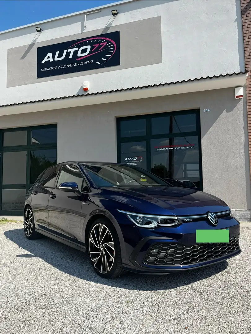Volkswagen Golf 2.0 Tdi GTD 200cv DSG/PACK PELLE TOTALE/DCC/19'' Bleu - 1
